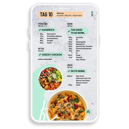Kochbuch Ernährungspläne im Bundle